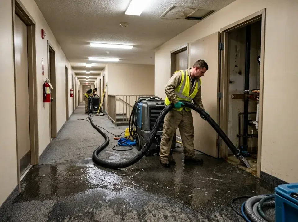 multi-unit-apartment-hallway-f-005 — frequently asked questions, Emergency Burst Pipe Water Extraction & Removal in Oliver,…